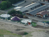 Bild Luftbild Biogasanlage